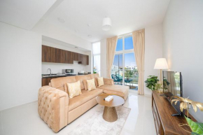 ALH Vacay - Cheerful 2BR in DAMAC Hills, Dubai